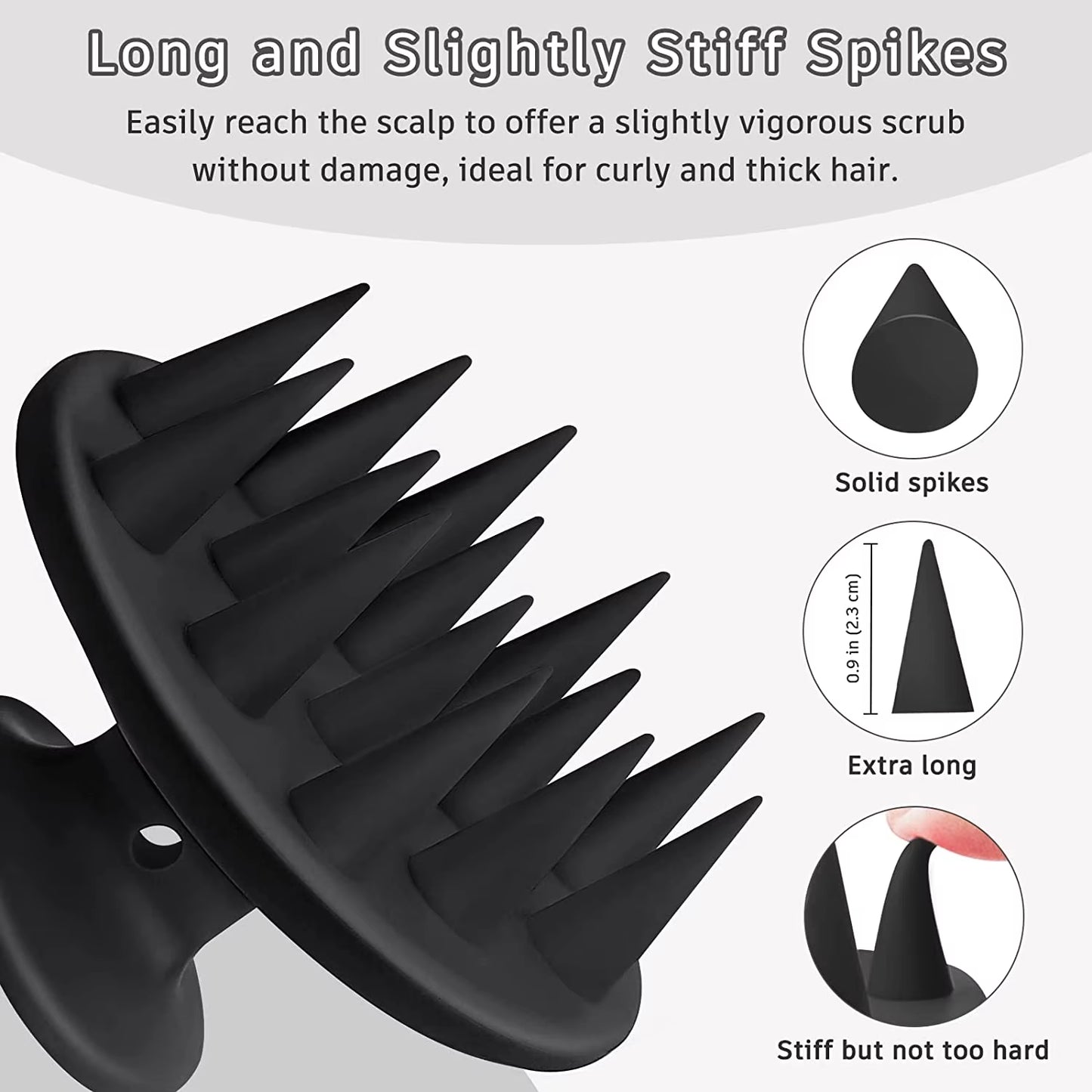 Silicone Shampoo Brush – Hair & Scalp Massager for Deep Cleansing, Detangling & Healthy Hair
