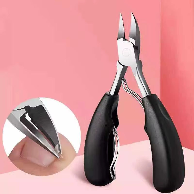 Professional nail clippers for thick, ingrown, paronychia nails, manicure and pedicure care.