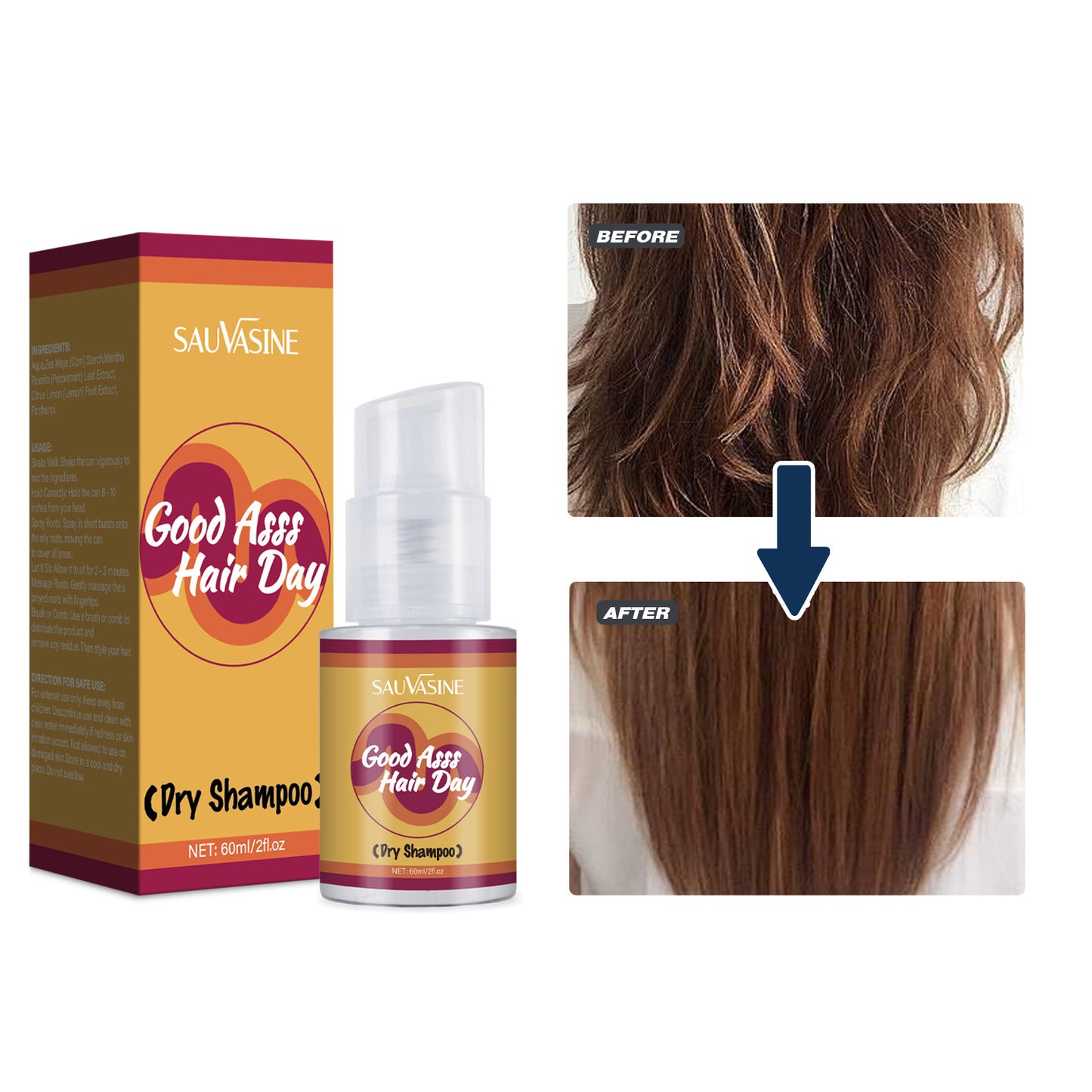 Dry Repair Disposable Dry Hair Spray