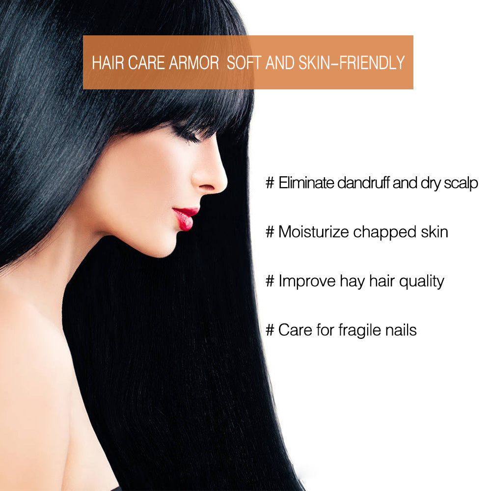 Leave-in conditioner oil for repairing, hydrating, and smoothing hair