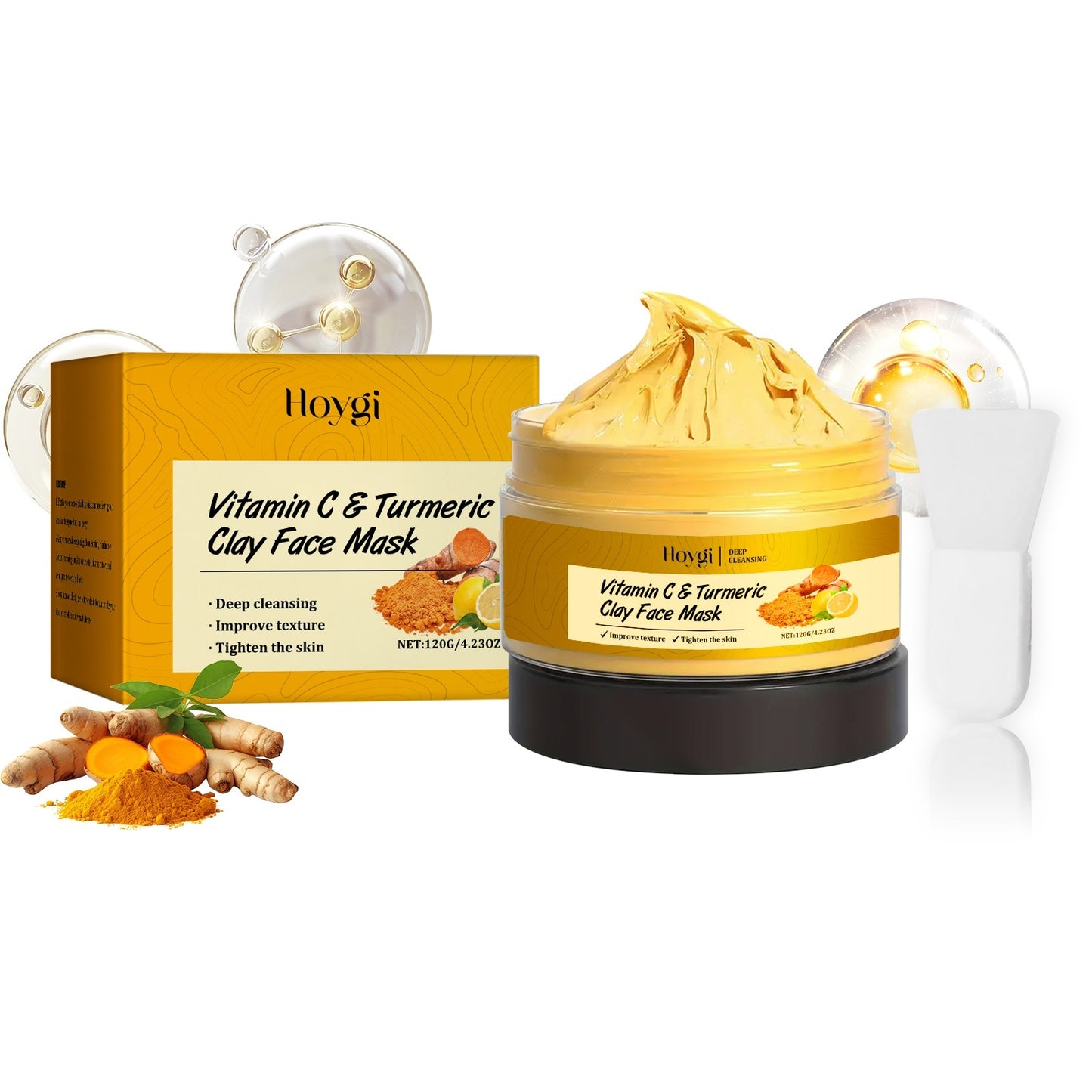 Clay face mask for deep pore cleansing, acne treatment, blackhead removal, and affordable skincare routine