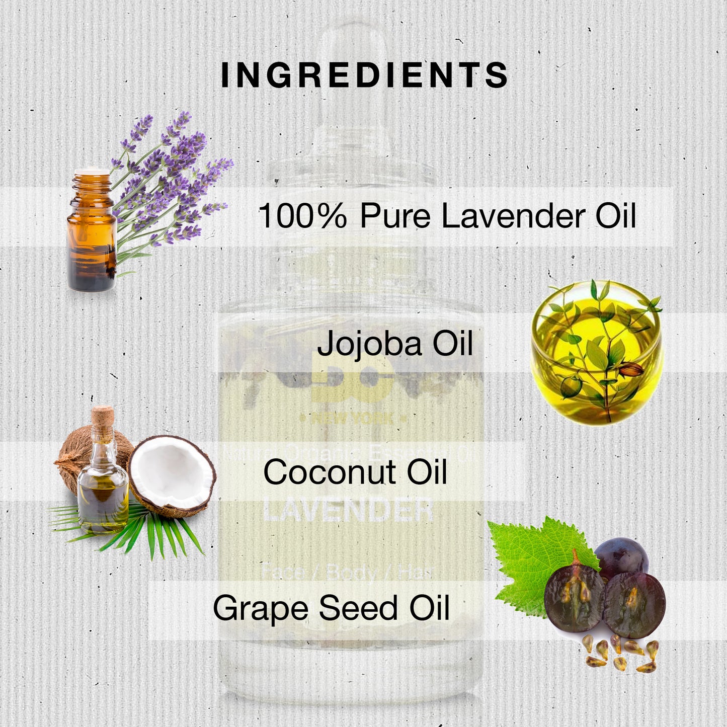 Lavender Pure Organic Multi-Use Essential Oil – Natural Face Care, Skin Care Routine & Anti-Aging Moisturizer