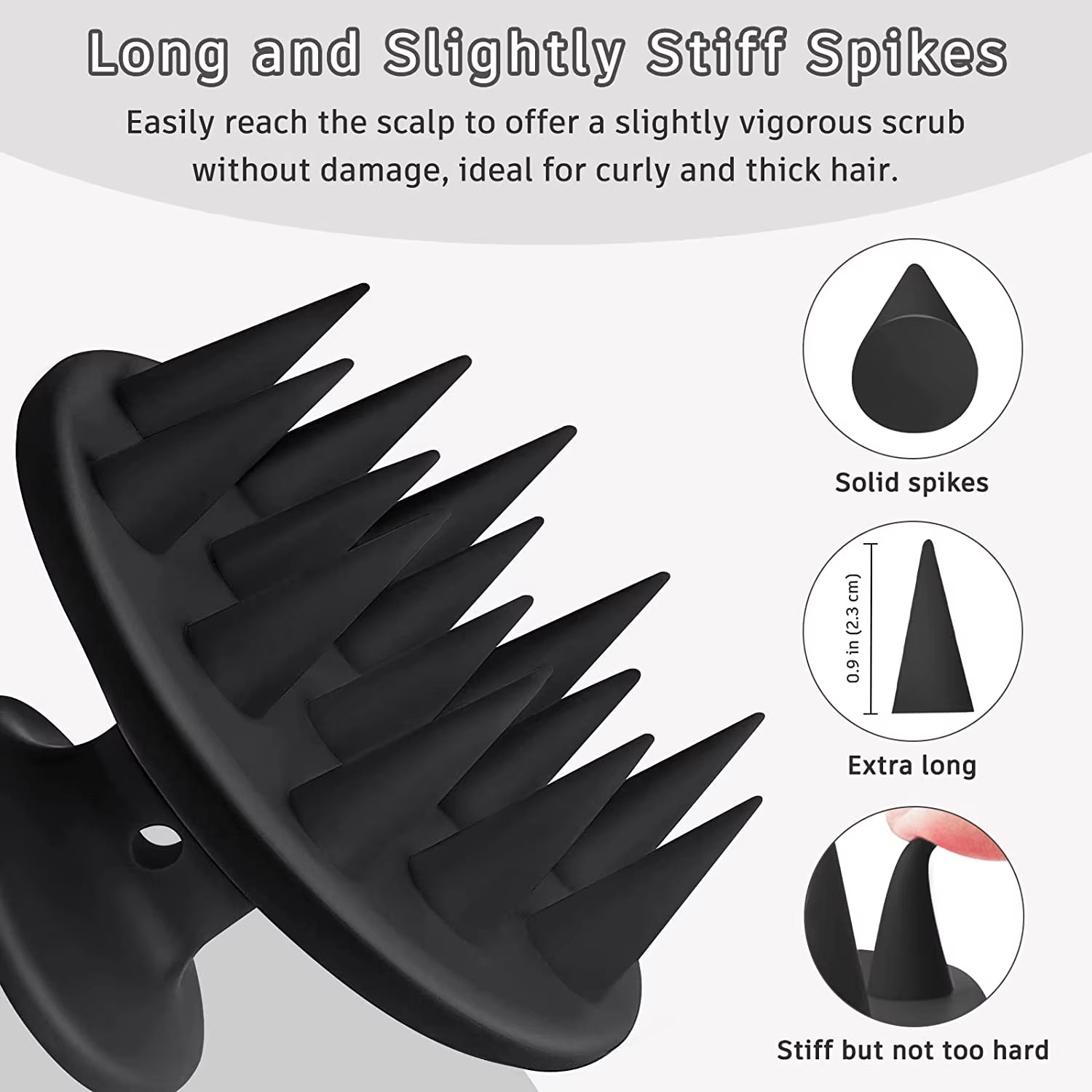 Silicone Shampoo Brush – Hair & Scalp Massager for Deep Cleansing, Detangling & Healthy Hair