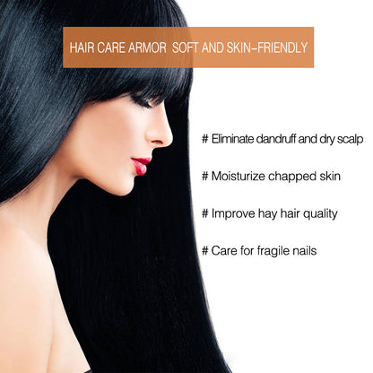 Leave-in conditioner oil for repairing, hydrating, and smoothing hair