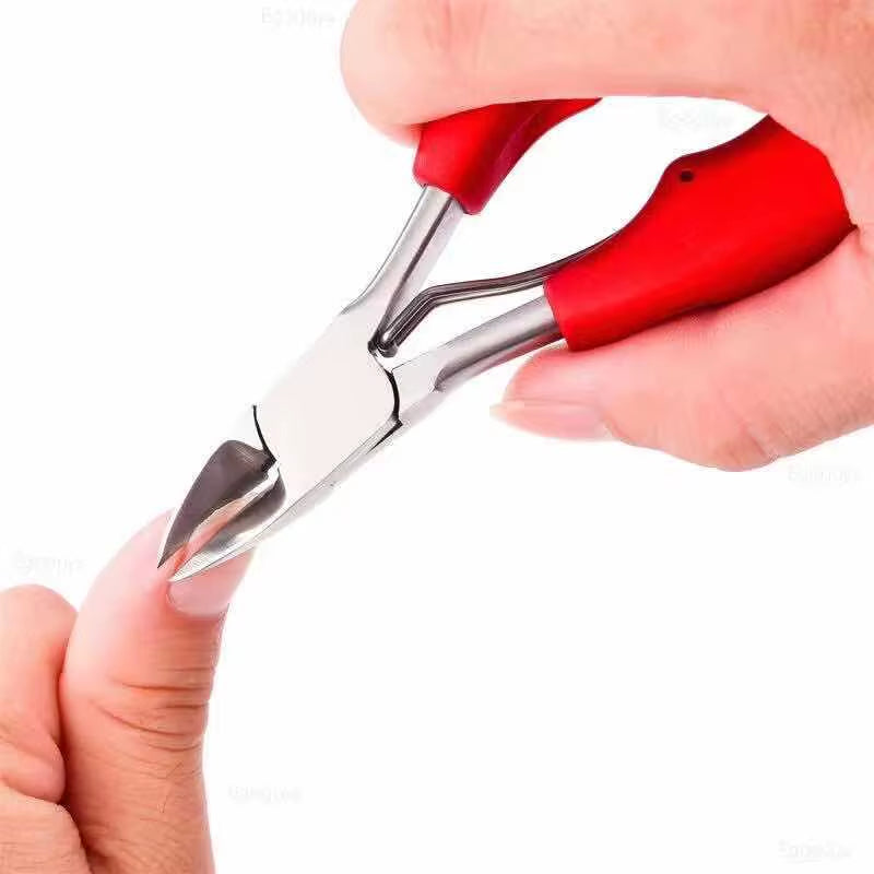 Professional nail clippers for thick, ingrown, paronychia nails, manicure and pedicure care.